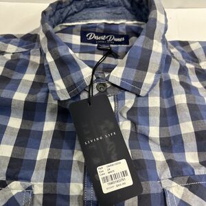 Desert Dunes Men’s Button Up Plaid 2X  NWT $60
